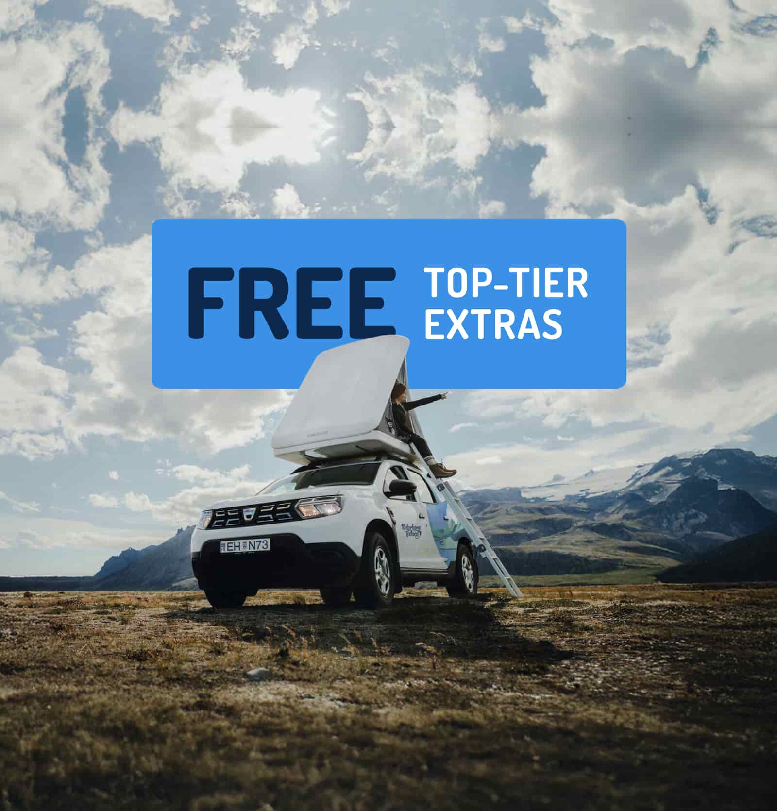 Dacia Duster 4x4 mit Dachzelt (manuell)